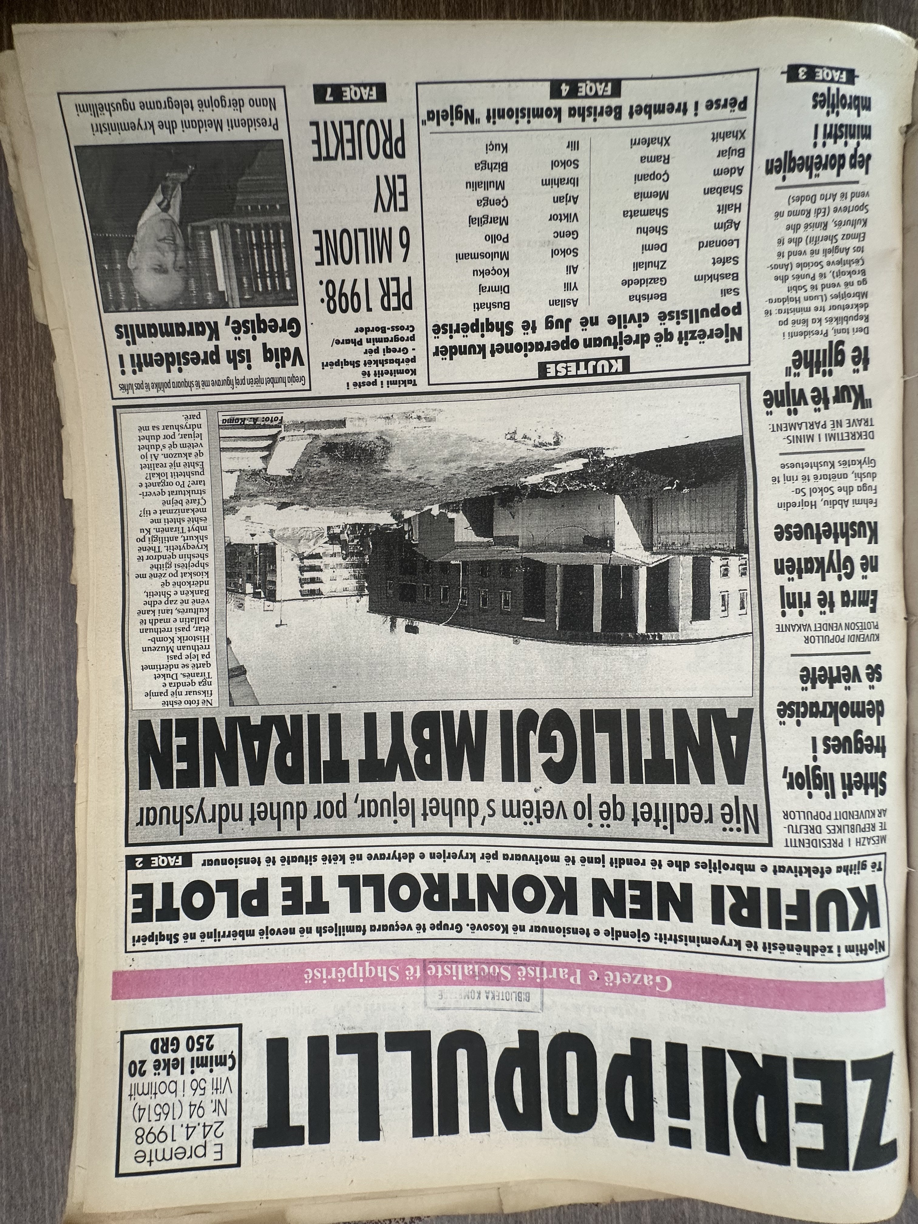Zëri i Popullit 1998-04-24